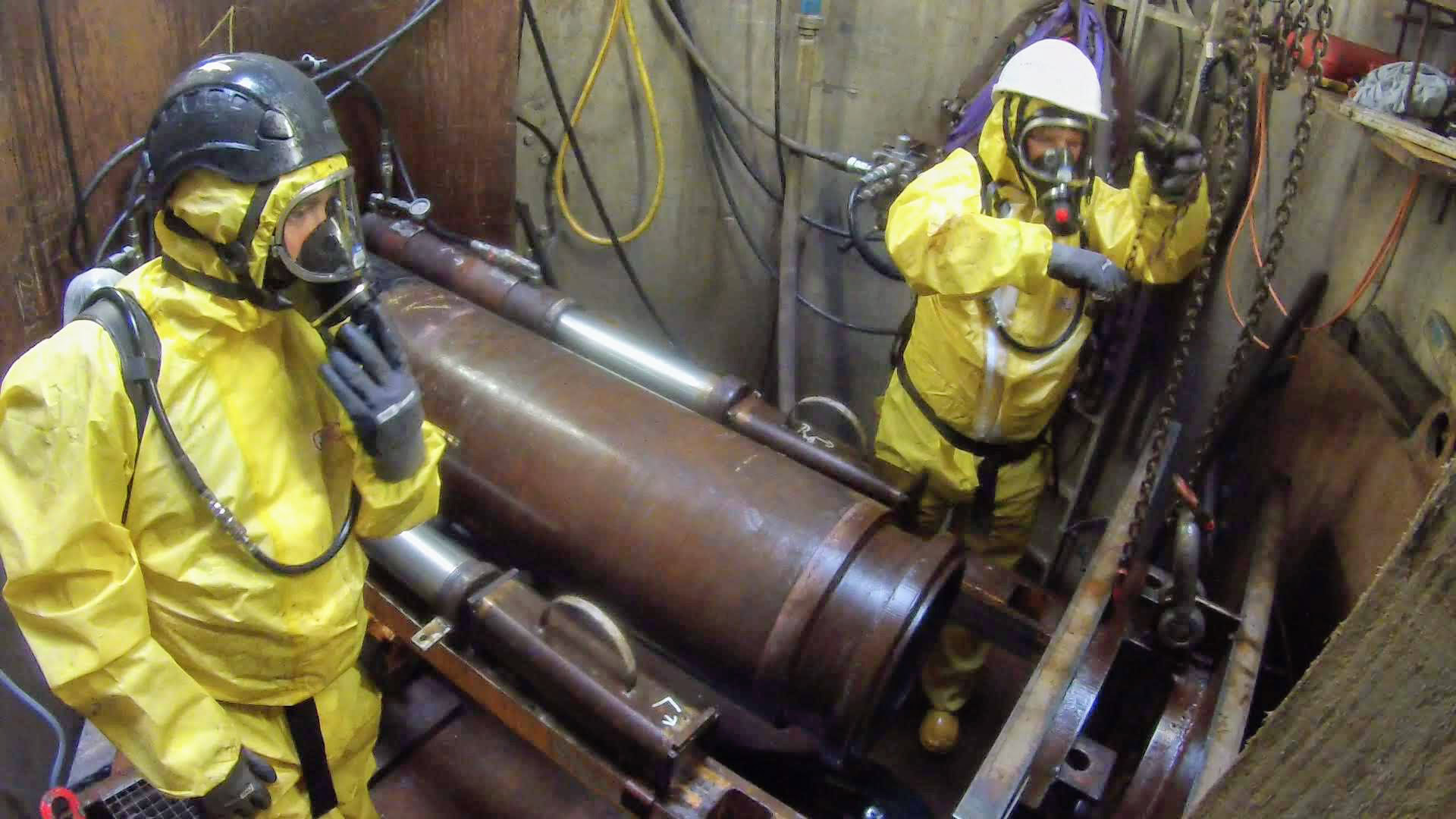 work in the contaminated well