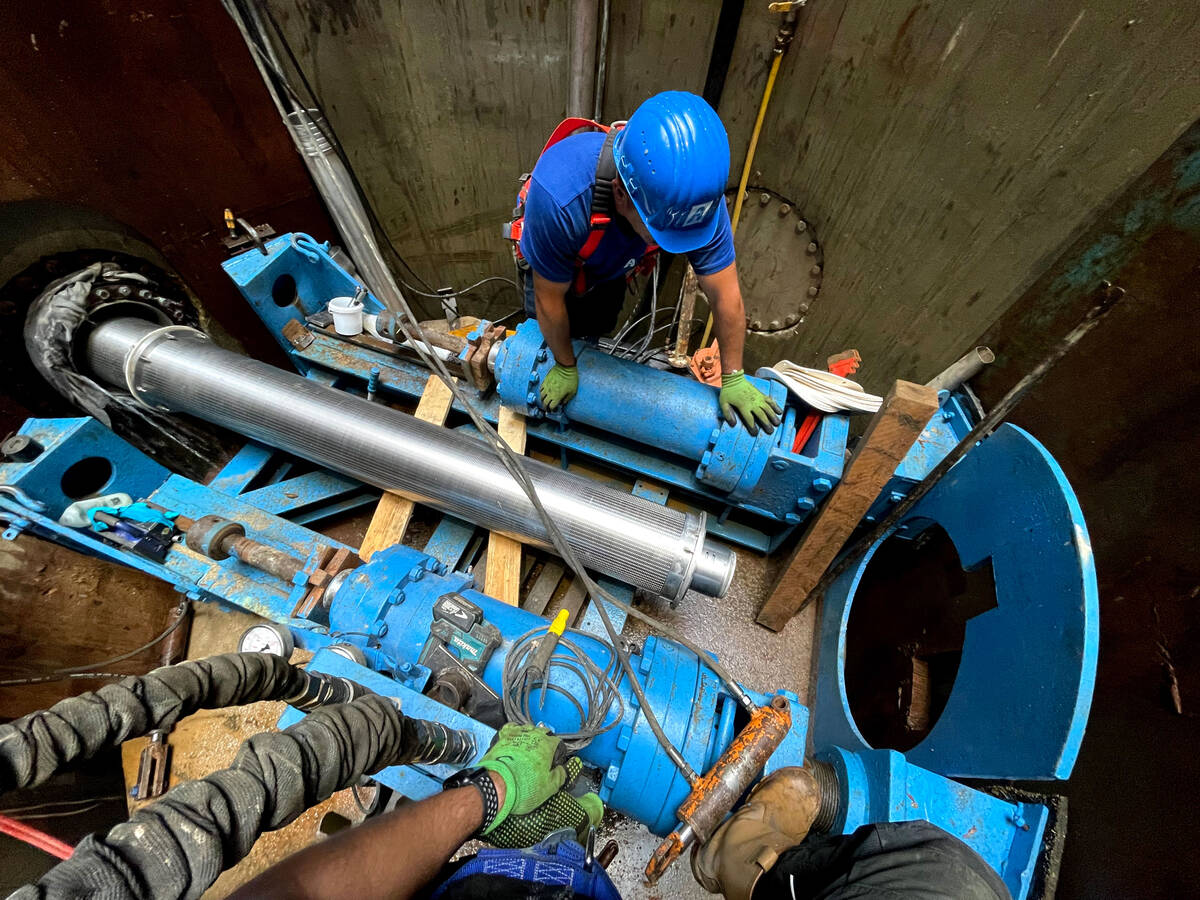 pipe push machine